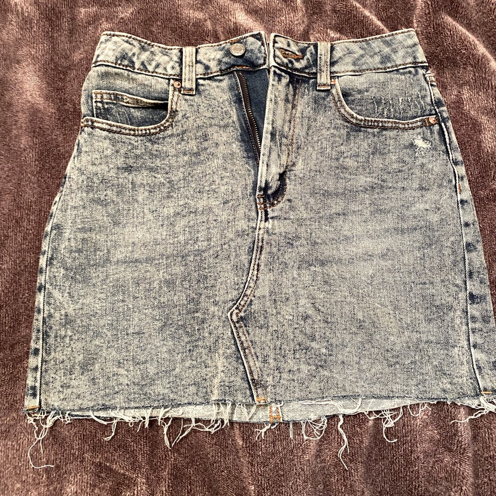 Blue Jean skirt from target. Never been worn.